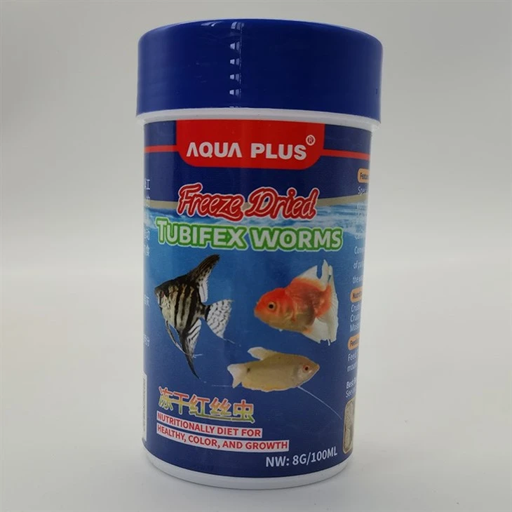 Freeze Dried Tubifex Worms Food